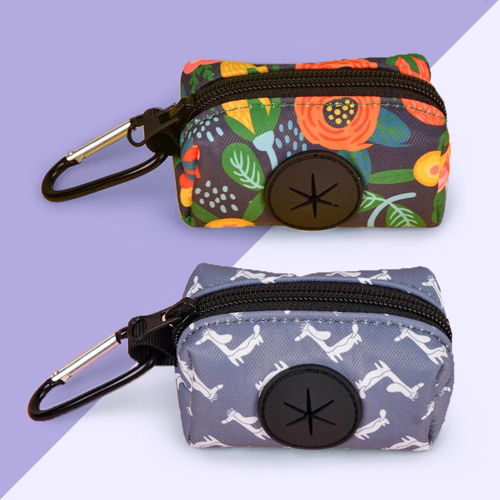 Stylish Dog Poop Bags for Easy Cleanup - 1 or 2 Pack
