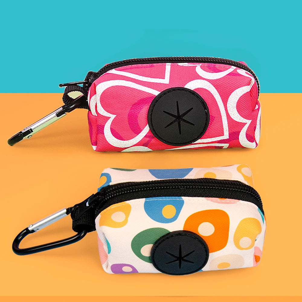 Stylish Dog Poop Bags for Easy Cleanup - 1 or 2 Pack