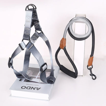 Colorful Pet Harness and Leash Set for Indoor and Outdoor Use