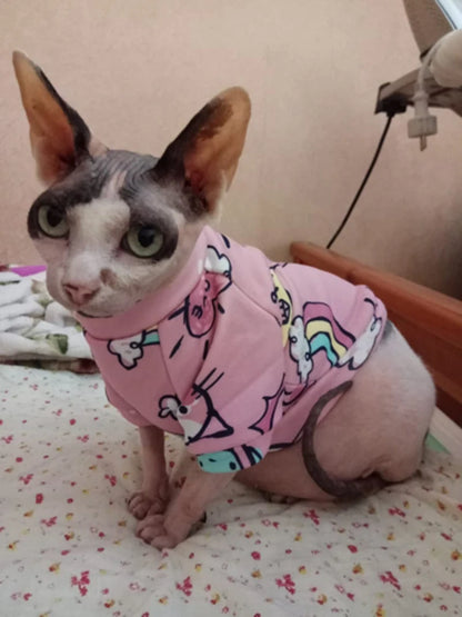 Warm Hoodie Sweater Costume for Cats and Small Dogs