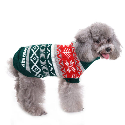 Santa Hoodie for Small Dogs - Winter Coat Costume Apparel