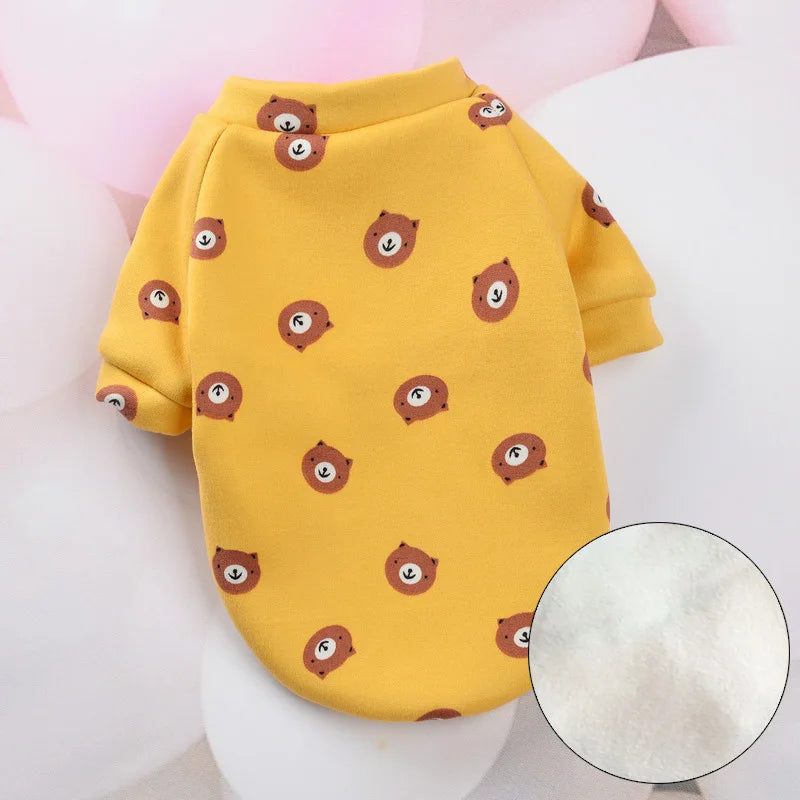 Warm Hoodie Sweater Costume for Cats and Small Dogs