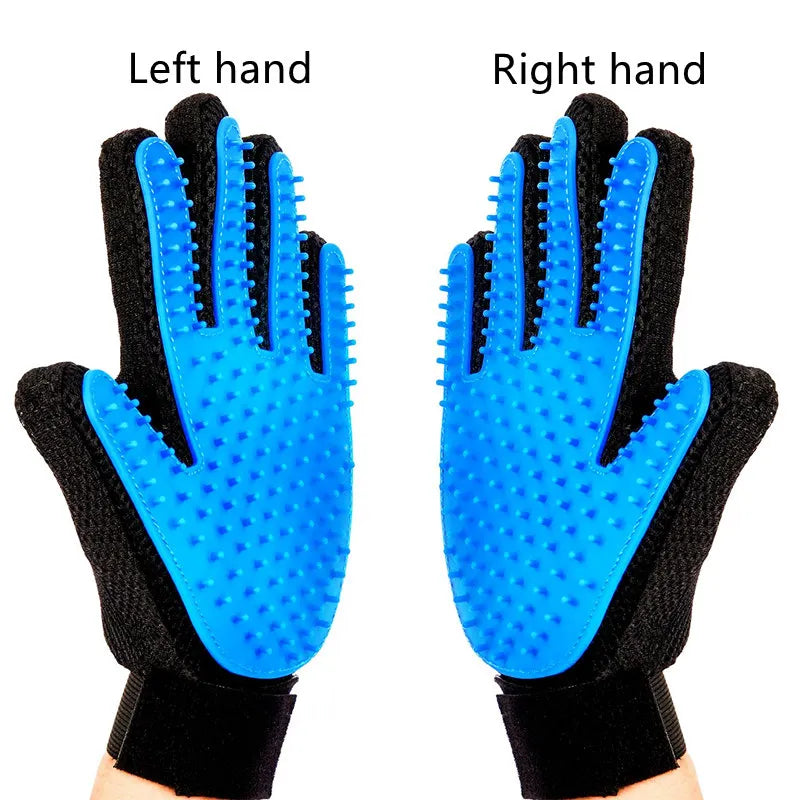 Silicone Cat and Dog Grooming Massage Brush Glove