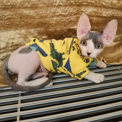 Warm Hoodie Sweater Costume for Cats and Small Dogs