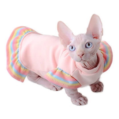 Cozy Cotton Hoodies for Hairless Cats and Kittens