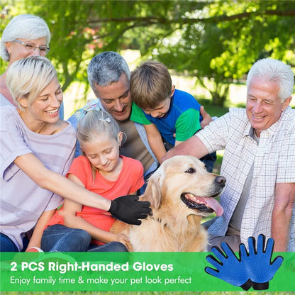 Silicone Cat and Dog Grooming Massage Brush Glove
