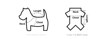 Winter Hoodie for Dogs and Cats with Love Bear Design