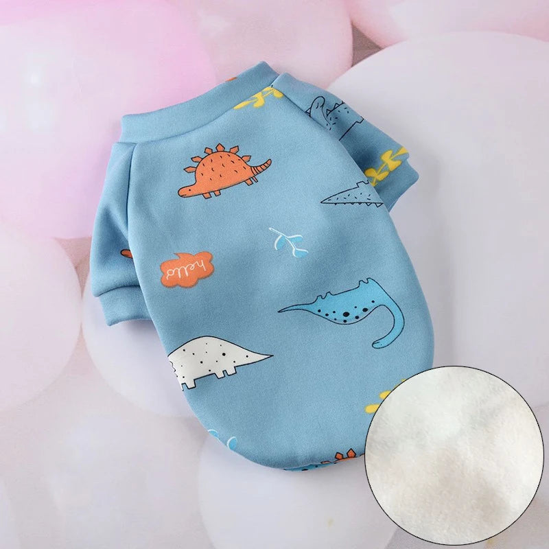 Warm Hoodie Sweater Costume for Cats and Small Dogs