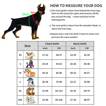 Service Dog Harness Vest with Reflective Patches for Medium Large Dogs