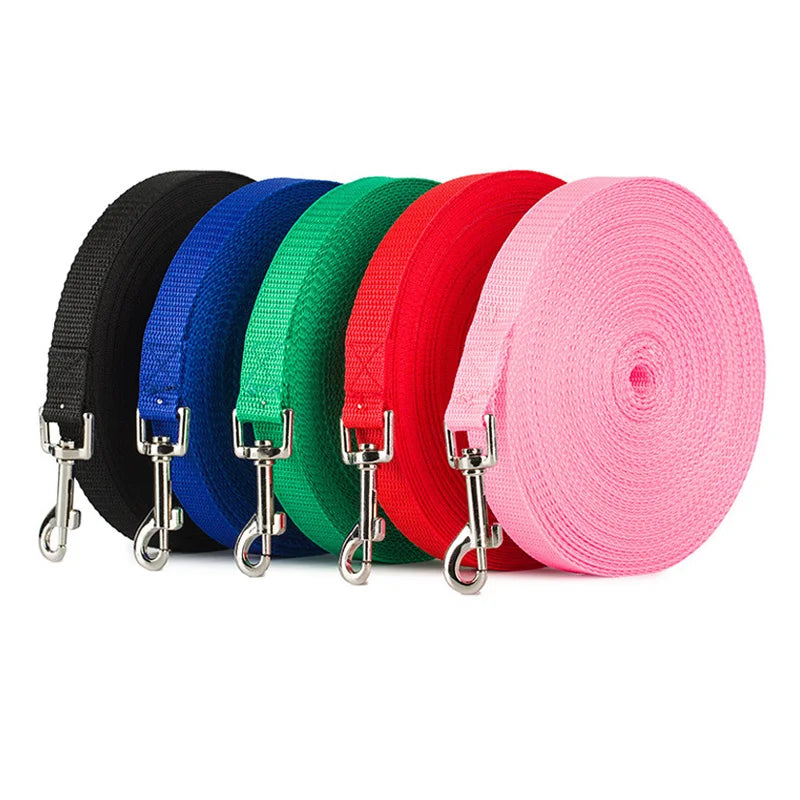 Nylon Dog Training Leash - Adjustable Length Options