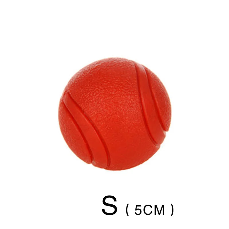 Bite-Resistant Rubber Dog Ball Toy for Puppies and Dogs