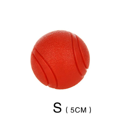 Bite-Resistant Rubber Dog Ball Toy for Puppies and Dogs