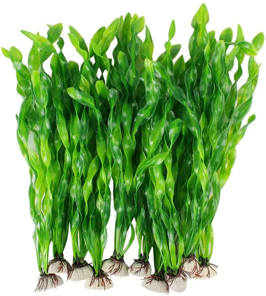 Artificial Aquarium Plants - 5/10pcs Decorative Seaweed Set