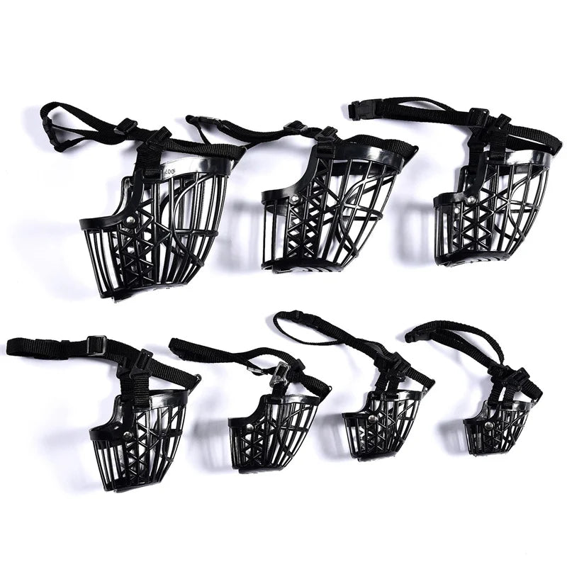 Adjustable Breathable Dog Muzzle for Small to Large Breeds
