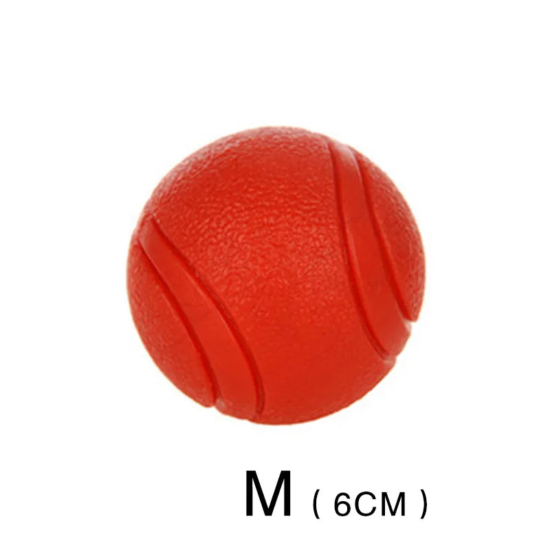 Bite-Resistant Rubber Dog Ball Toy for Puppies and Dogs