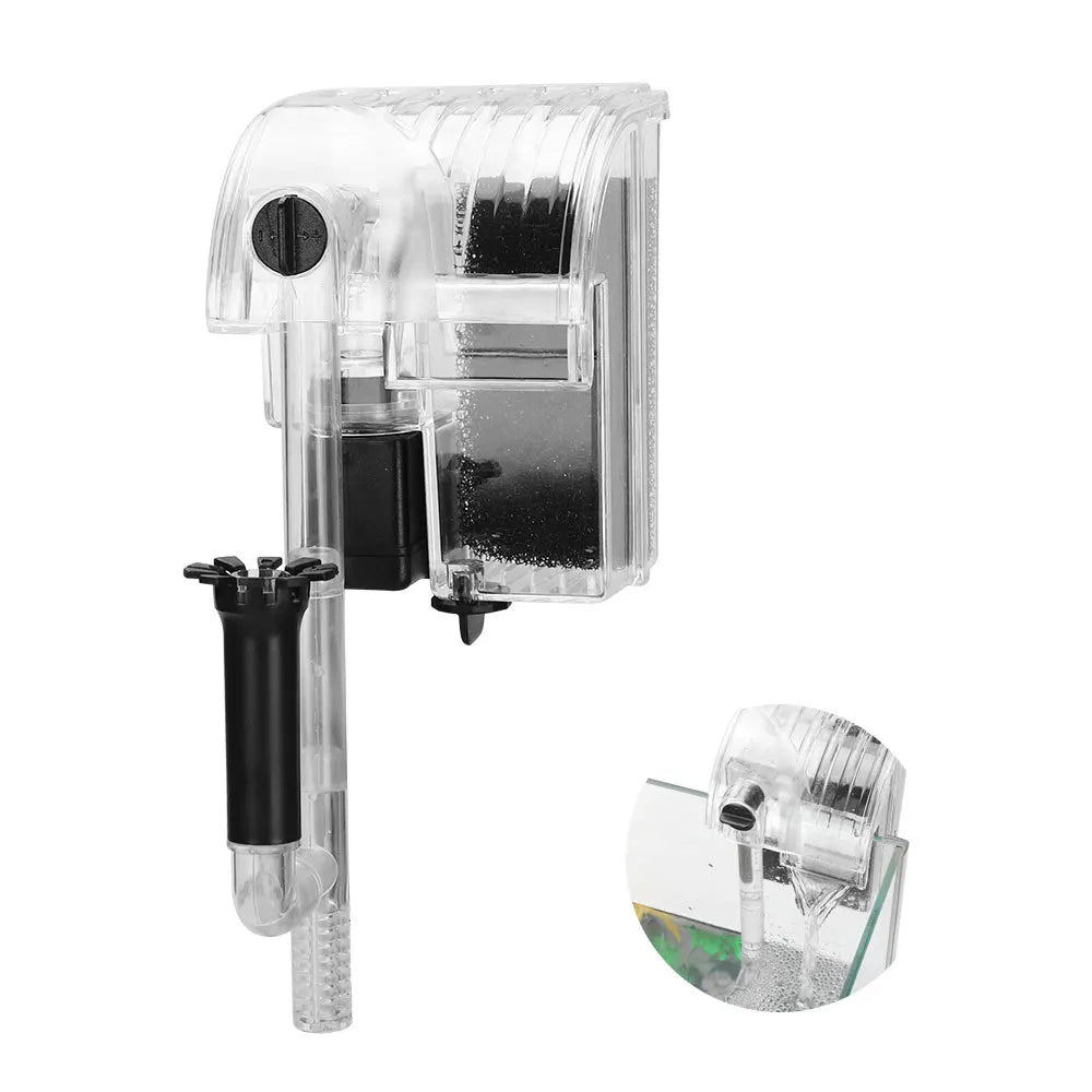 3.5W External Hang-On Aquarium Filter with Oxygen Pump