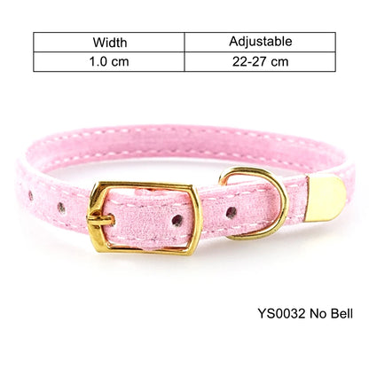 Safe Cat Collar with Bell for Small Dogs and Kittens