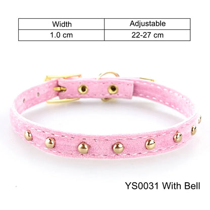 Safe Cat Collar with Bell for Small Dogs and Kittens