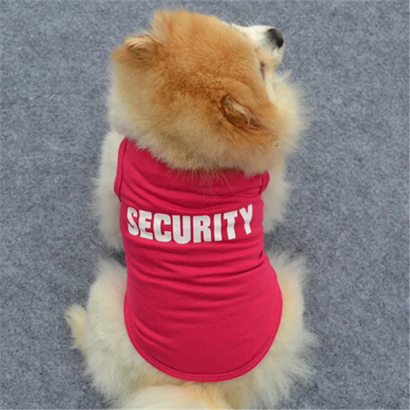 Cotton SECURITY Costume for Cats and Small Dogs