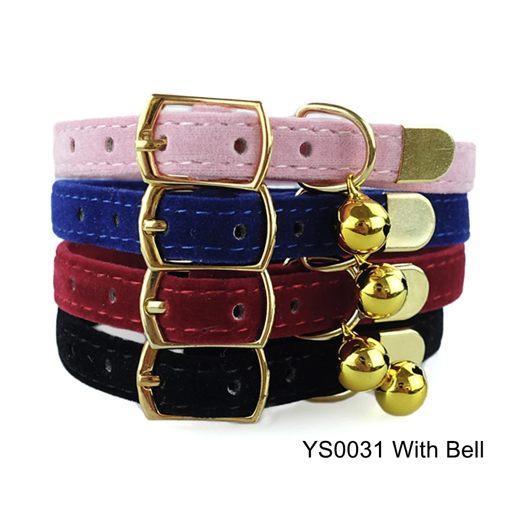 Safe Cat Collar with Bell for Small Dogs and Kittens