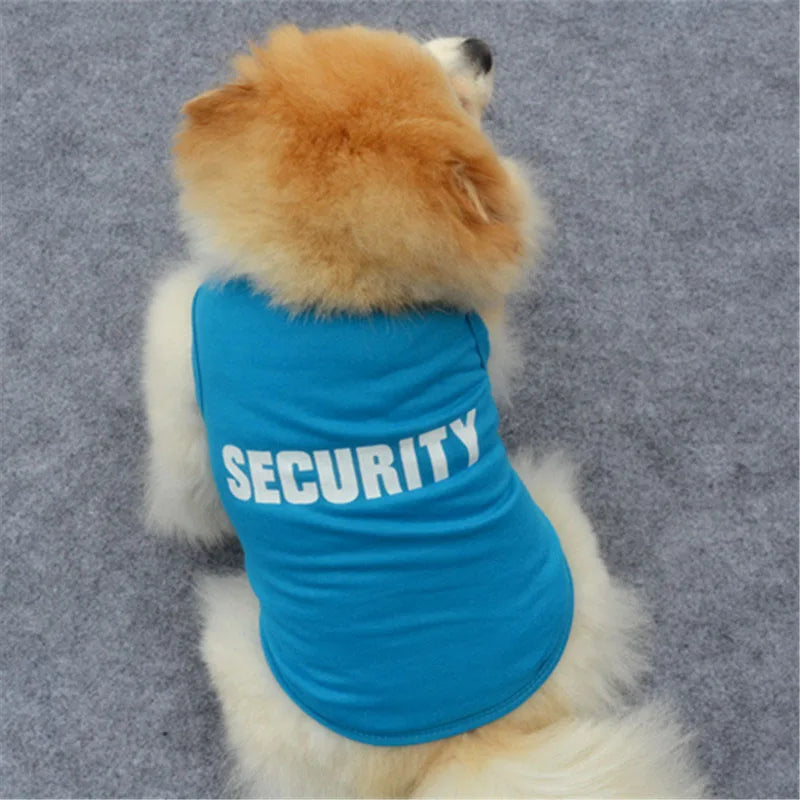 Cotton SECURITY Costume for Cats and Small Dogs