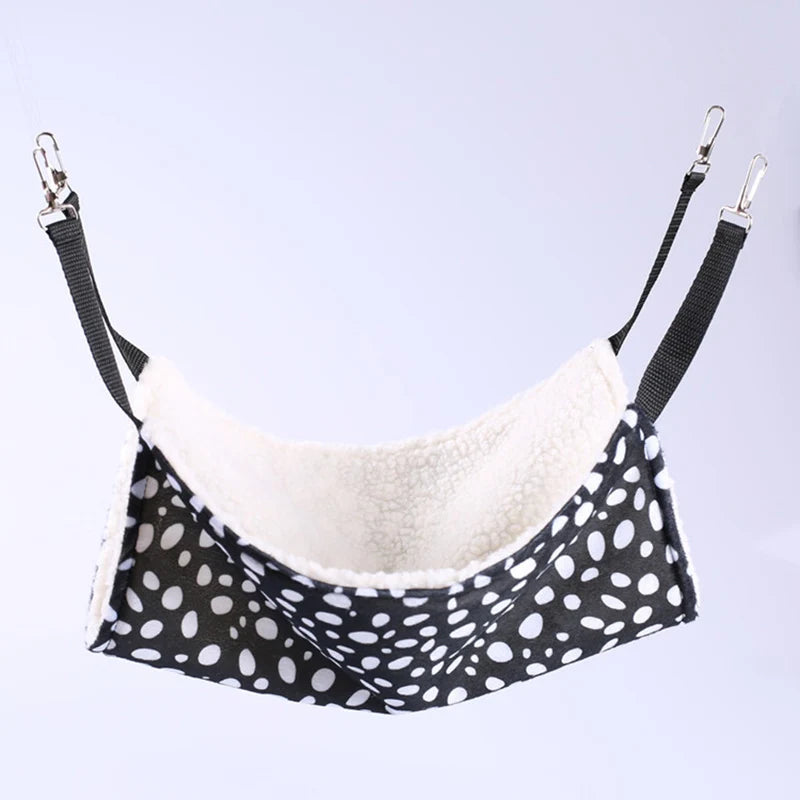 Warm Double Hammock Pet Bed for Cats and Small Animals