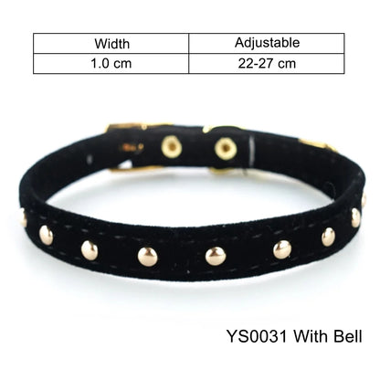 Safe Cat Collar with Bell for Small Dogs and Kittens