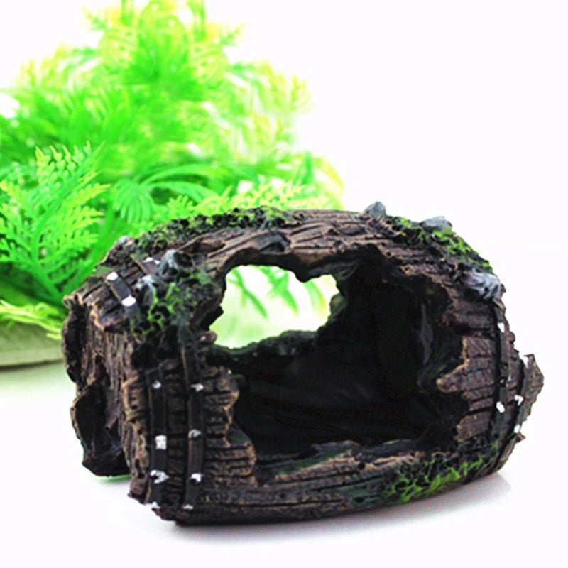 Artificial Barrel Cave Aquarium Decoration for Fish Tanks