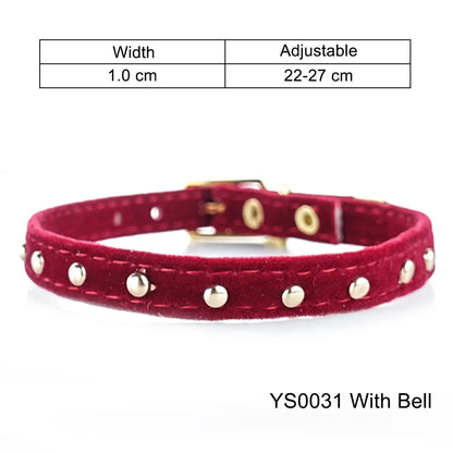 Safe Cat Collar with Bell for Small Dogs and Kittens