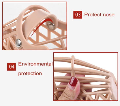 Adjustable Breathable Dog Muzzle for Small to Large Breeds