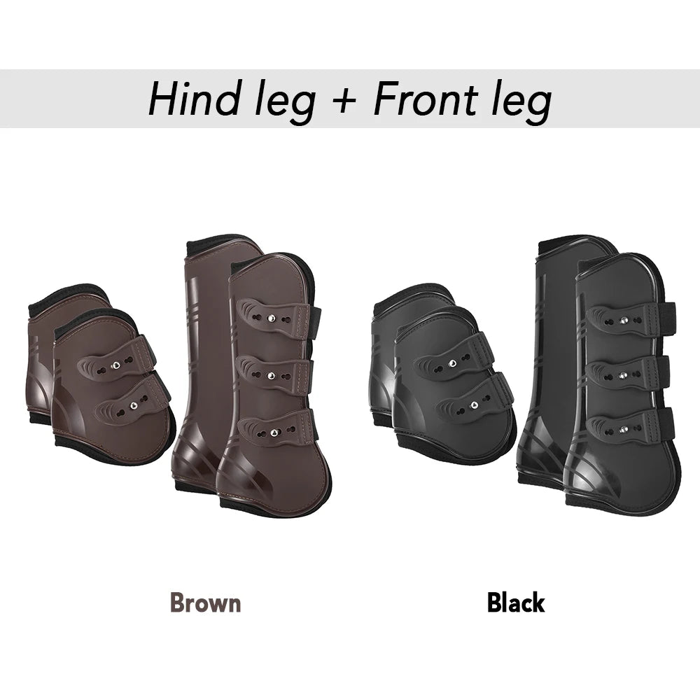 Adjustable Horse Leg Boots for Tendon and Hock Protection
