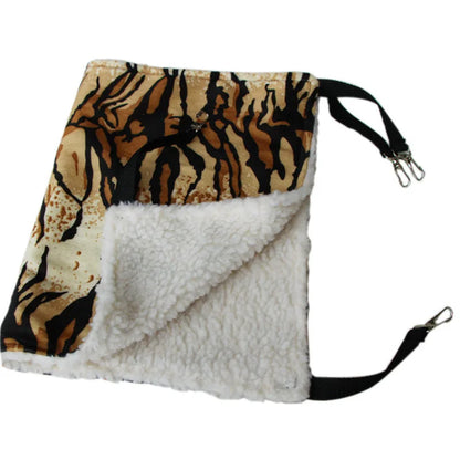 Warm Double Hammock Pet Bed for Cats and Small Animals