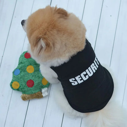 Cotton SECURITY Costume for Cats and Small Dogs