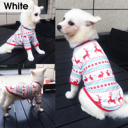 Santa Hoodie for Small Dogs - Winter Coat Costume Apparel