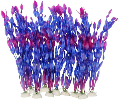 Artificial Aquarium Plants - 5/10pcs Decorative Seaweed Set