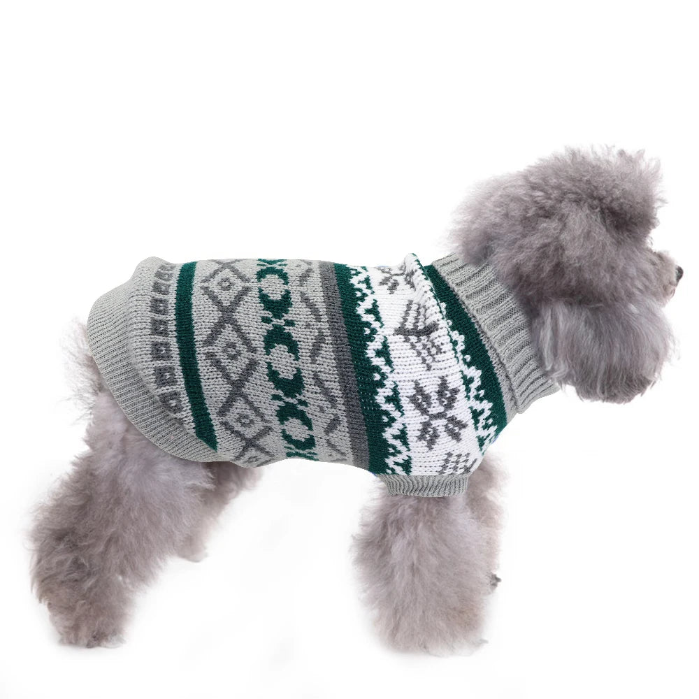 Santa Hoodie for Small Dogs - Winter Coat Costume Apparel