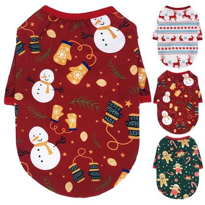 Santa Hoodie for Small Dogs - Winter Coat Costume Apparel