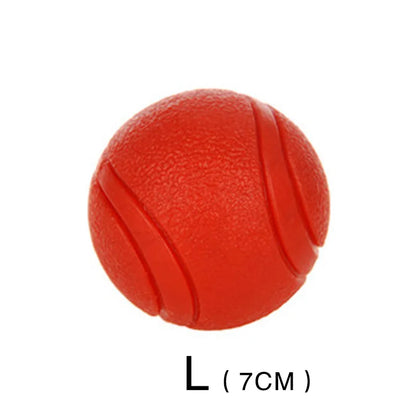 Bite-Resistant Rubber Dog Ball Toy for Puppies and Dogs