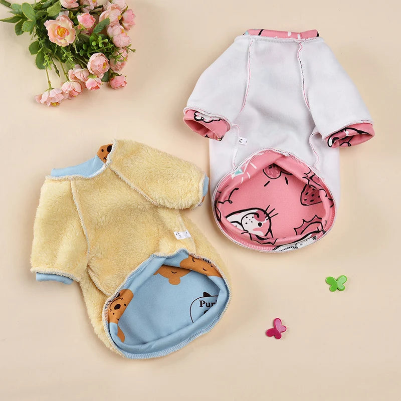 Warm Hoodie Sweater Costume for Cats and Small Dogs