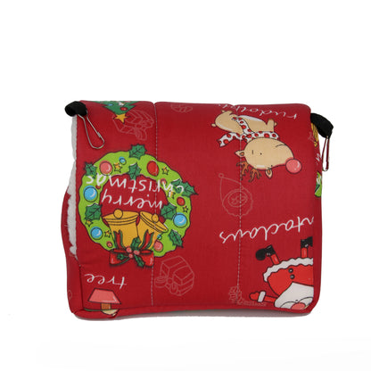 Cute Print Mini Pet Bed for Hamsters, Rabbits, and Guinea Pigs