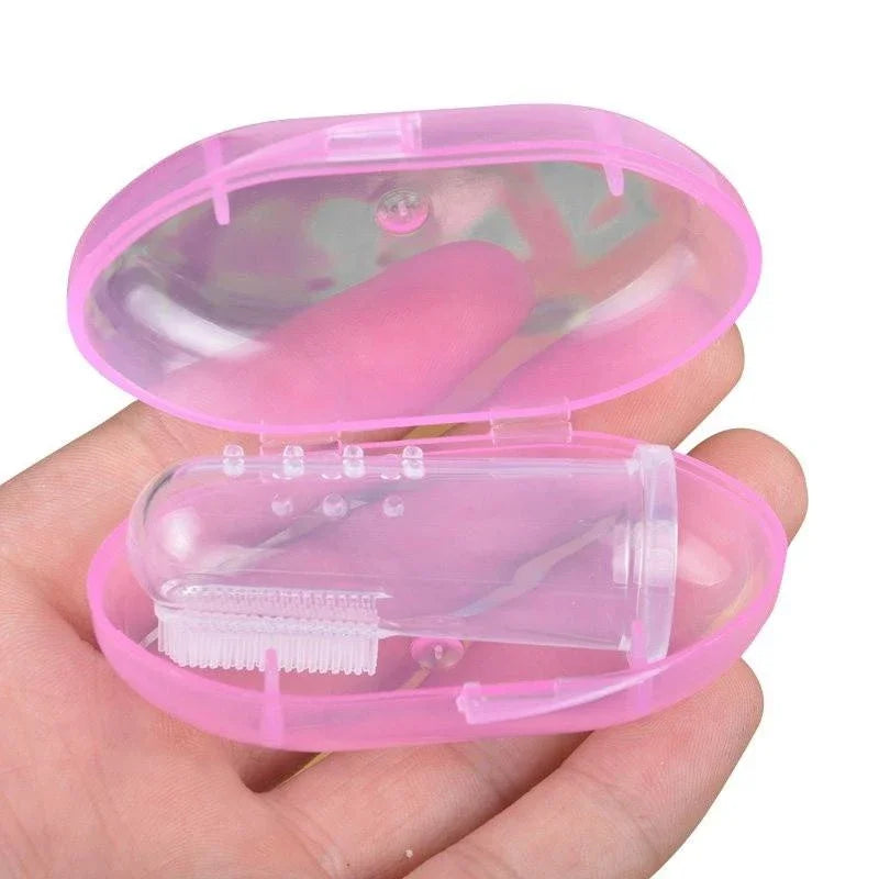 Soft Silicone Finger Toothbrush for Dogs and Cats