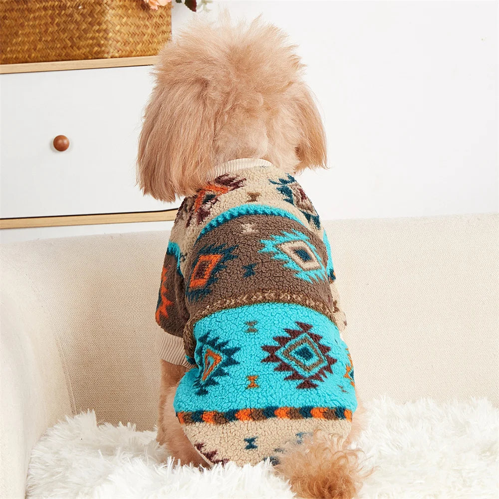 Small Dog Winter Hoodie Sweater for Poodle, Schnauzer, Bichon