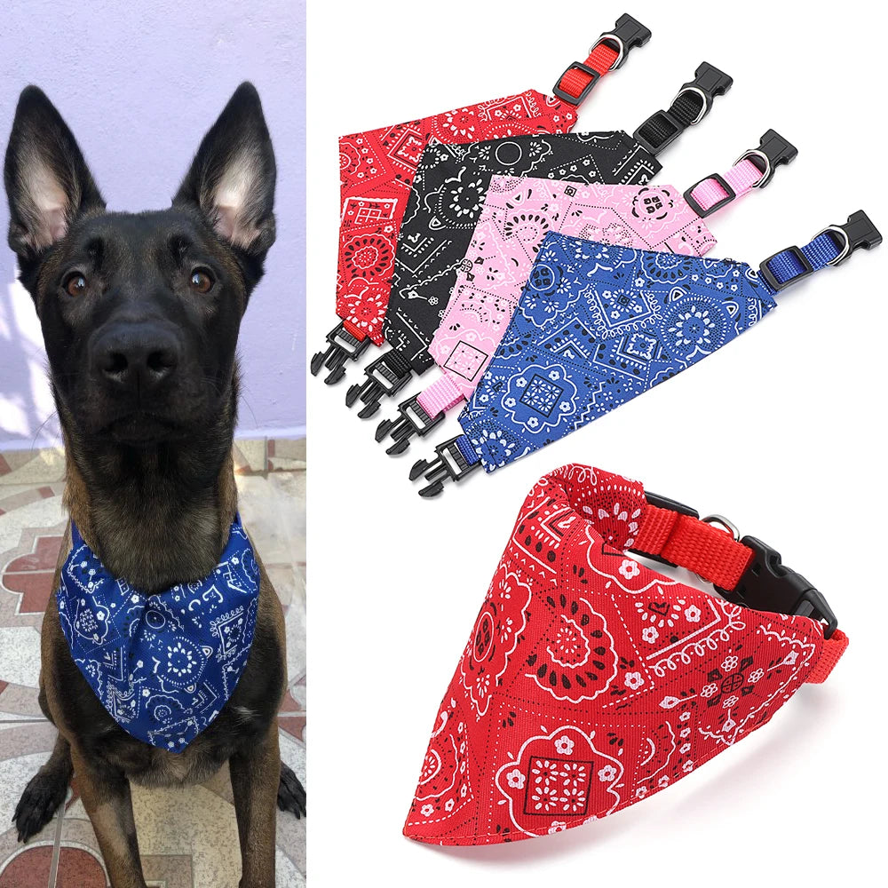 Washable Triangular Bandana for Dogs and Cats