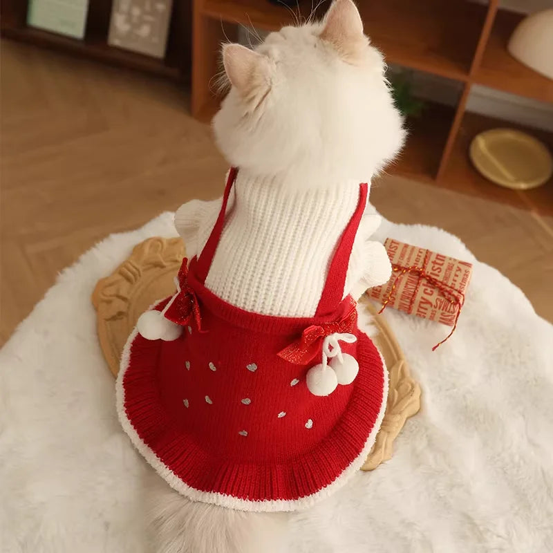 Cozy Winter Sweater for Cats - Warm Anti-Shedding Knit