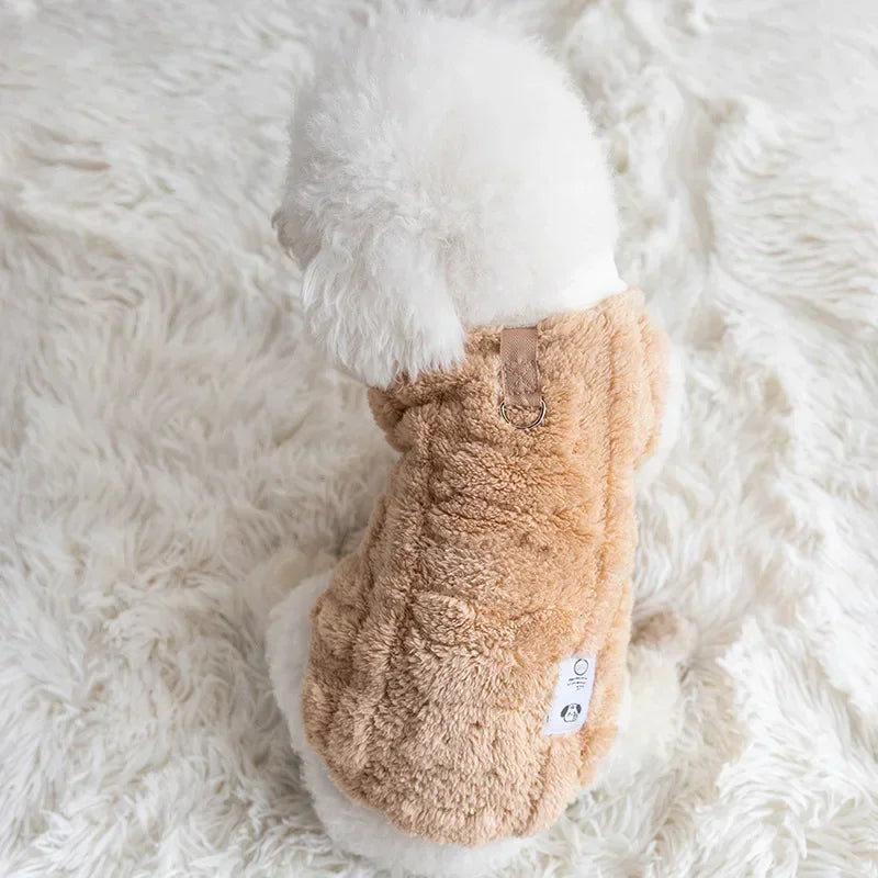 Warm Fleece Pullover Sweater for Small Dogs and Puppies