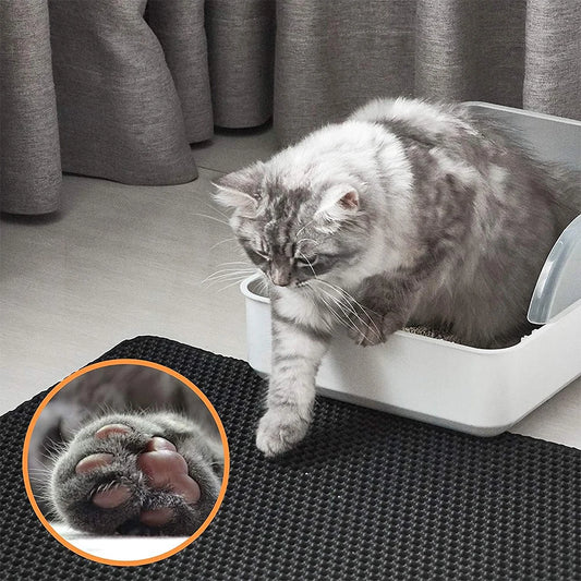 Waterproof Cat Litter Mat Non-Slip Trapping Floor Pad