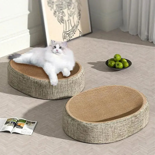 Oval Sisal Cat Scratching Pad and Sleeping Mat
