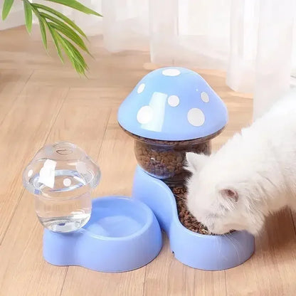 Automatic Cat and Dog Water Dispenser Mushroom Bowl