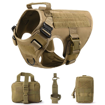 Tactical Dog Harness and Leash Set for All Breeds