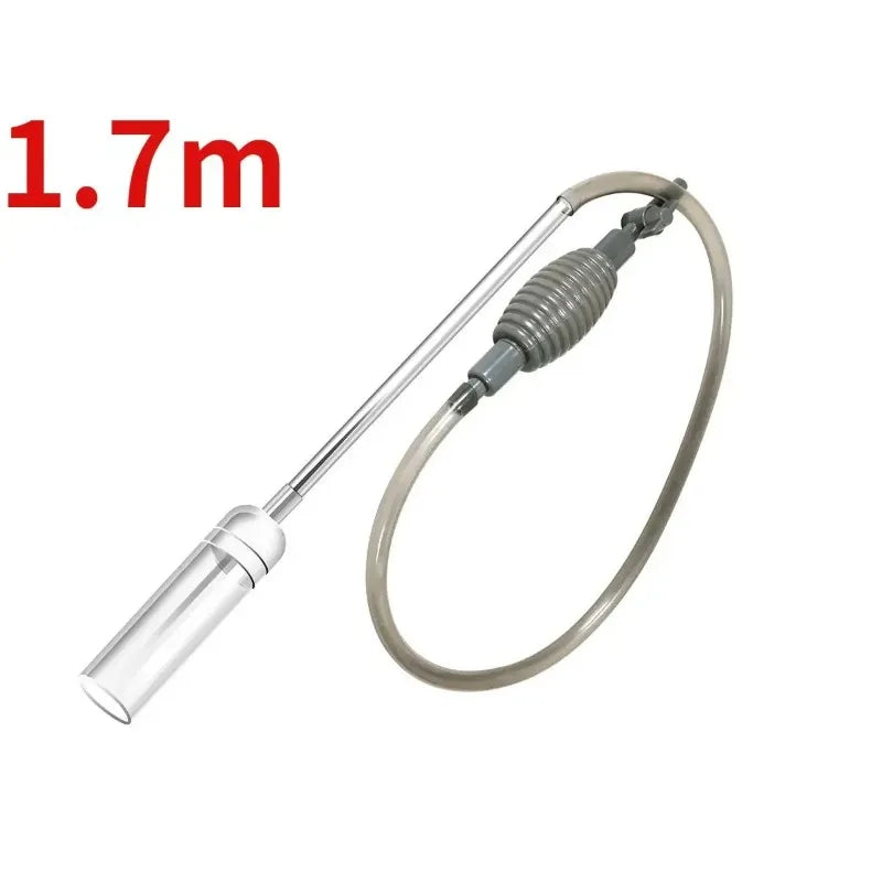 1.5m Handheld Aquarium Siphon Pump for Easy Water Changes
